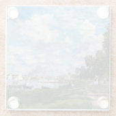 Claude Monet - Das Becken in Argentinien Glasuntersetzer (Rückseite)