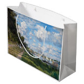 Claude Monet - Das Becken in Argentinien Große Geschenktüte (Rückseite Schrägansicht)