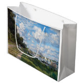 Claude Monet - Das Becken in Argentinien Große Geschenktüte (Vorderseite Schrägansicht)