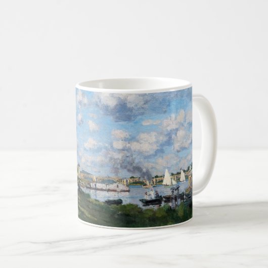 Claude Monet - Das Becken in Argentinien Kaffeetasse (VorderseiteRechts)