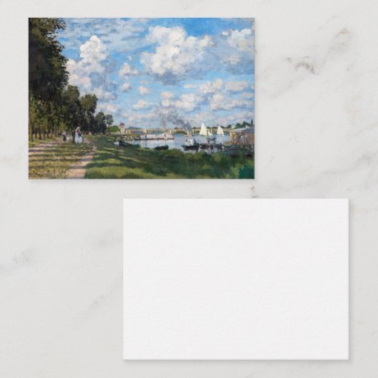 Claude Monet - Das Becken in Argentinien Mitteilungskarte (Vorne/Hinten)