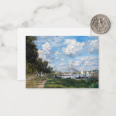 Claude Monet - Das Becken in Argentinien Mitteilungskarte (Vorderseite/Rückseite Beispiel)