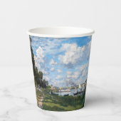 Claude Monet - Das Becken in Argentinien Pappbecher (Rückseite)