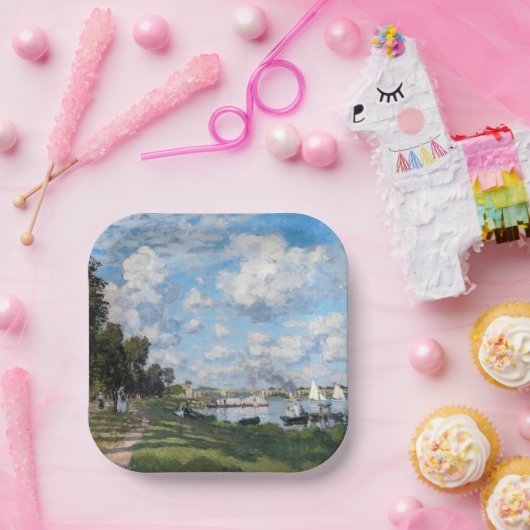 Claude Monet - Das Becken in Argentinien Pappteller (Party)