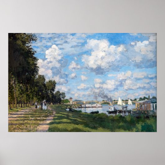 Claude Monet - Das Becken in Argentinien Poster (Vorne)
