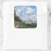 Claude Monet - Das Becken in Argentinien Quadratischer Aufkleber (Tasche)