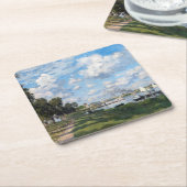 Claude Monet - Das Becken in Argentinien Rechteckiger Pappuntersetzer (angewinkelt)