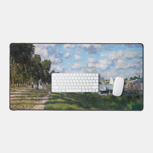 Claude Monet - Das Becken in Argentinien Schreibtischunterlage (Tastatur & Maus)