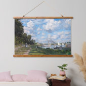 Claude Monet - Das Becken in Argentinien Wandteppich Mit Holzrahmen (Schlafzimmer)