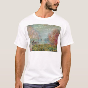 Claude Monet   das Boots-Studio auf der Seine, T-Shirt