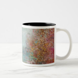 Claude Monet das Boots-Studio auf der Seine, Zweifarbige Tasse