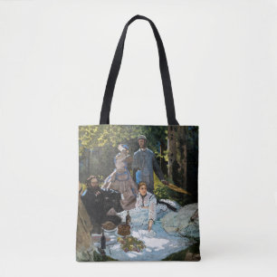 Claude Monet - Das Frühstück im Freien, rechtes Pa Tasche