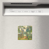 Claude Monet: Das Gartentor bei Vetheuil Magnet (In Situ (Geschirrspüler))