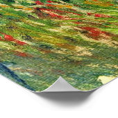 Claude Monet: Das Gartentor bei Vetheuil Poster (Ecke)