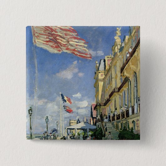 Claude Monet | das Hotel-DES Roches Noires Button (Vorderseite)