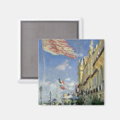 Claude Monet | Das Hotel des Roches Noires Magnet (Vorderseite/Rückseite)