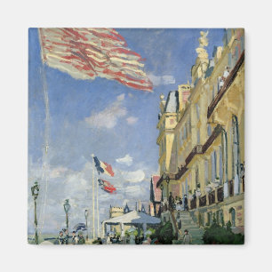 Claude Monet   das Hotel-DES Roches Noires Magnet