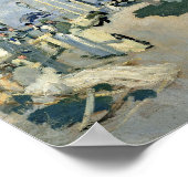 Claude Monet | Das Hotel des Roches Noires Poster (Ecke)