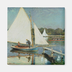 Claude Monet , das in Argenteuil, c.1874 segelt Magnet