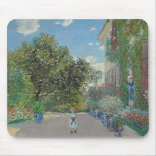 Claude Monet - Das Künstlerhaus in Argenteuil Mousepad