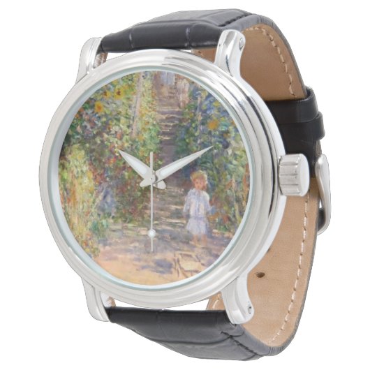 Claude Monet Das Kunstmuseum Armbanduhr (Schrägansicht)
