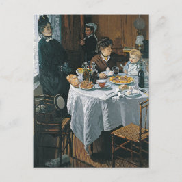 Claude Monet - Das Luncheon-Gemälde Postkarte