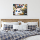 Claude Monet - Das Mittagessen, dekorative Tafel Leinwanddruck (Insitu (Schlafzimmer))