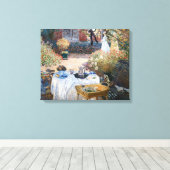 Claude Monet - Das Mittagessen, dekorative Tafel Leinwanddruck (Insitu (Holzboden))