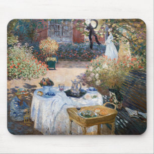 Claude Monet - Das Mittagessen, dekorative Tafel Mousepad