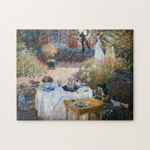 Claude Monet - Das Mittagessen, dekoratives Paneel Puzzle