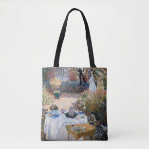 Claude Monet - Das Mittagessen, dekoratives Paneel Tasche