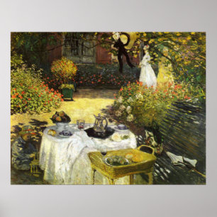 Claude Monet: Das Mittagessen Poster