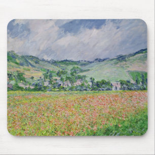 Claude Monet   das Mohnblumen-Feld nahe Giverny, Mousepad