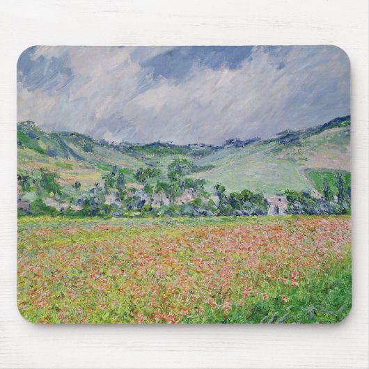 Claude Monet | das Mohnblumen-Feld nahe Giverny, Mousepad (Vorne)