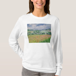 Claude Monet das Mohnblumen-Feld nahe Giverny, T-Shirt