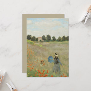 Claude Monet Das Mohnfeld bei Argenteuil Kunst