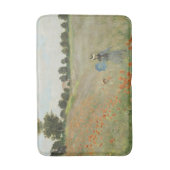 Claude Monet Das Mohnfeld bei Argenteuil Kunst Badematte (Vorderseite Vertikal)