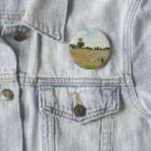 Claude Monet Das Mohnfeld bei Argenteuil Kunst Button (Beispiel)