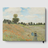 Claude Monet Das Mohnfeld bei Argenteuil Kunst Gästebuch (Rückseite)