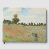 Claude Monet Das Mohnfeld bei Argenteuil Kunst Gästebuch (Vorderseite)