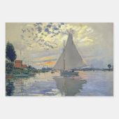 Claude Monet Das Mohnfeld bei Argenteuil Kunst Geschenkpapier Set (Vorderseite 3)