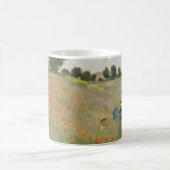 Claude Monet Das Mohnfeld bei Argenteuil Kunst Kaffeetasse (Mittel)