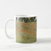 Claude Monet Das Mohnfeld bei Argenteuil Kunst Kaffeetasse (Links)