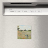 Claude Monet Das Mohnfeld bei Argenteuil Kunst Magnet (In Situ (Geschirrspüler))