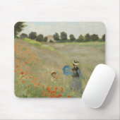 Claude Monet Das Mohnfeld bei Argenteuil Kunst Mousepad (Mit Mouse)