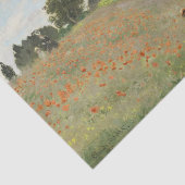 Claude Monet Das Mohnfeld bei Argenteuil Kunst Seidenpapier (Ausschnitt)