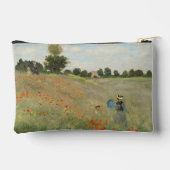 Claude Monet Das Mohnfeld bei Argenteuil Kunst Zubehörtasche (Rückseite)