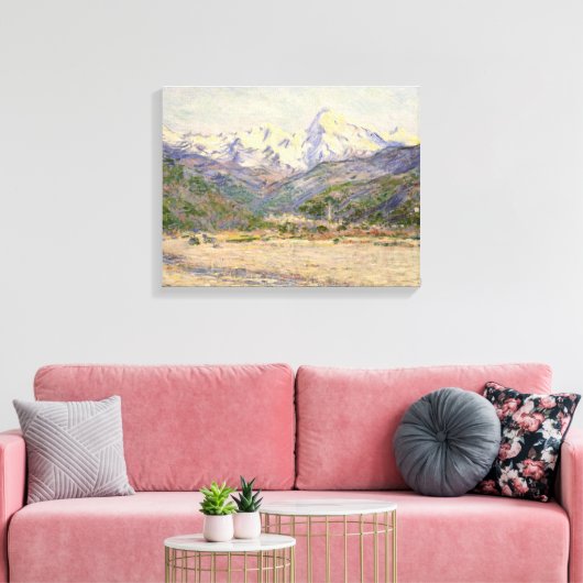 Claude Monet | Das Nervental Leinwanddruck (Insitu (Wohnzimmer))