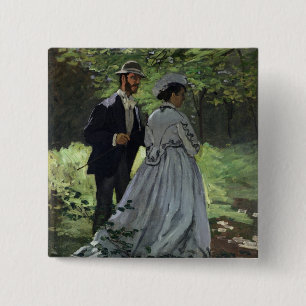 Claude Monet   das Promenaders, Bazille, Camille Button
