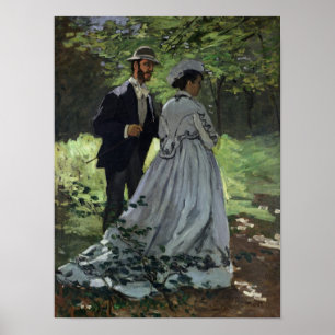 Claude Monet   das Promenaders, Bazille, Camille Poster
